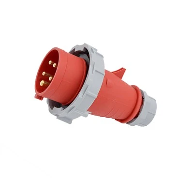 3P+E+N ضد آب IP67 دوشاخه صنعتی 63A قرمز